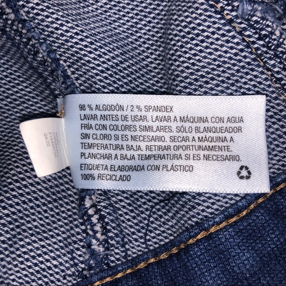 Cat & Jack 0-3 months Denim Jacket Blue Jean Jacket spandex and cotton - Picture 7 of 14